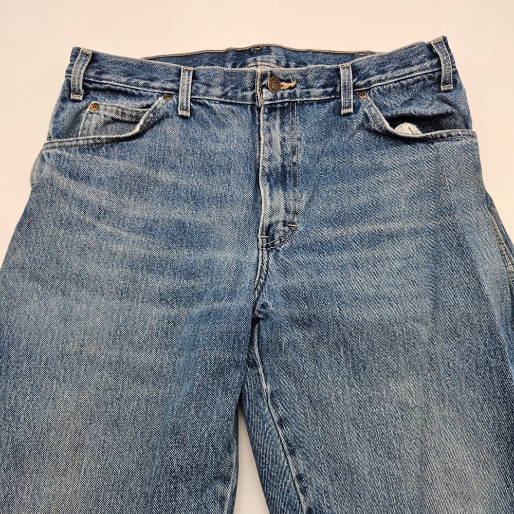 Dickies Mens Relaxed Fit Carpenter Jeans Blue Denim 34x32 1993SNB Workwear - Picture 3 of 12